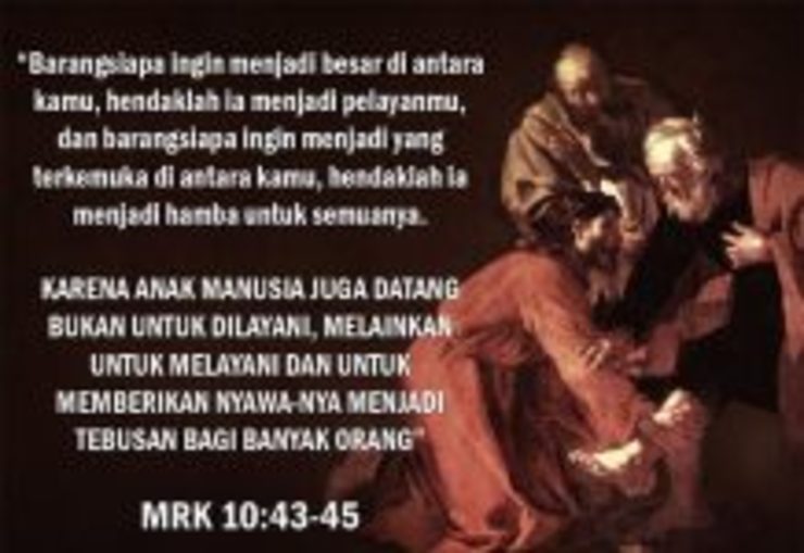   RENUNGAN  HARI  MINGGU  BIASA  XXIX - HARI MINGGU MISI